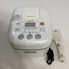 炊飯器　白　ホワイト　しゃもじ