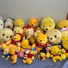 プーさんぬいぐるみ　多数