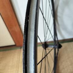 【ジャンク】自転車　フロントホイール 