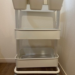 IKEA ワゴン　白