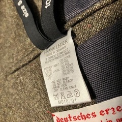 【美品】FRANK LEDER テーラードジャケット ドイツ製の画像