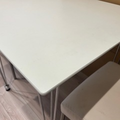 ダイニングテーブルセット2人用⭐︎ホワイトの画像