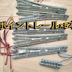 ＮゲージKATOパワーパック＆ポイントレール５本、ポイントスイッチ２個の画像