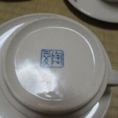 コーヒーカップ＆お皿セット　5客の画像