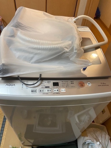 洗濯機　AQW-GV70G 7kg （1人〜2人用）