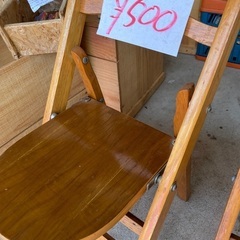 折りたたみイス　鉢置台の画像