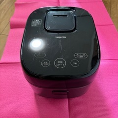 [山善] 炊飯器 一人暮らし 5.5合 IH 二人暮らし 9種類炊き分け機能 IH式 炊飯器 低温調理 玄米 雑穀米 保温 予約機能 ブラック YJN-E101(B)