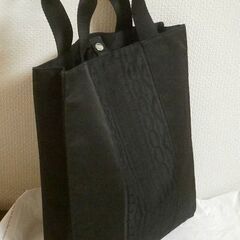  ◆フォション FAUCHON ハンドバッグ 中古品 ブラックの画像