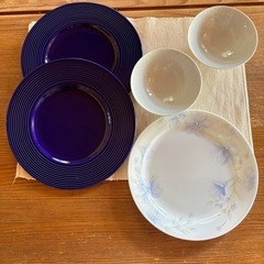 皿　茶碗　陶器　6点セット
