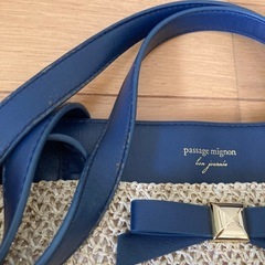 再値下げ☆passage mignon メッシュトートバッグの画像