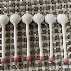 陶器スプーン　6本の画像