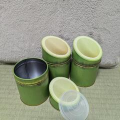 竹風のスチール缶(茶筒)の画像