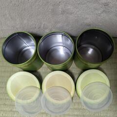 竹風のスチール缶(茶筒)の画像