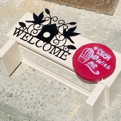 値下げ❗️★ガーデニング鉢入れの台★ハンドメイドの画像
