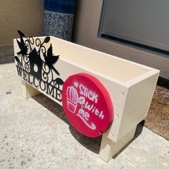 値下げ❗️★ガーデニング鉢入れの台★ハンドメイド