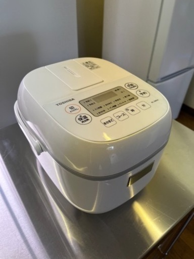 激安販売!! TOSHIBA 2021年 ジャー炊飯器 3合炊き RC-5MFM 0.54L 家電 キッチン家電