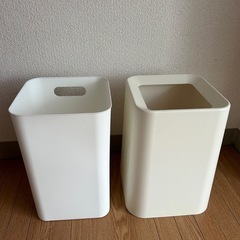 ゴミ箱　ニトリ　袋を隠すゴミ箱　白