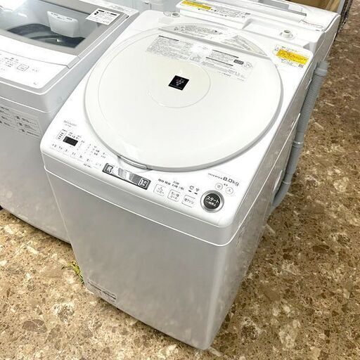 SHARP/シャープ 全自動洗濯乾燥機 ES-TX8F 2021年製 8.0kg 札幌 東区 店頭引取り歓迎