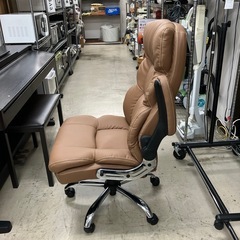 N2409-007 ドウシシャ マネージャーチェア ベデル BMC キズ汚れ有り 昇降動作確認済み　の画像