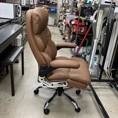 N2409-007 ドウシシャ マネージャーチェア ベデル BMC キズ汚れ有り 昇降動作確認済み　の画像