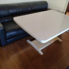 お話し中　本革　リビング4点セットの画像