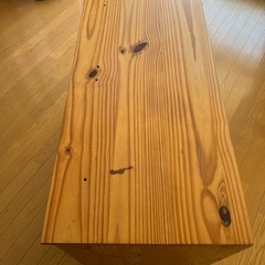 0円！パイン材 棚 差し上げます！ の画像
