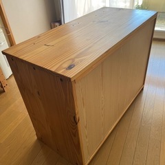 0円！パイン材 棚 差し上げます！ の画像