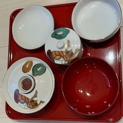 　ベビー　お食い初め器　久谷焼の画像