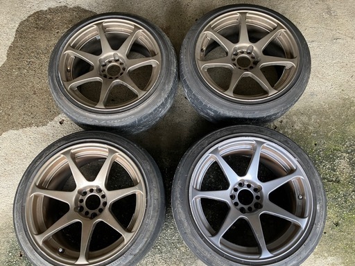 (商談中)個人出品　ドリケツ17x9.5J+15 17x9.0j+30　CST 01ハイパー