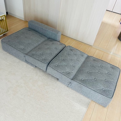 ほぼ未使用2人掛けソファ　ソファベッド