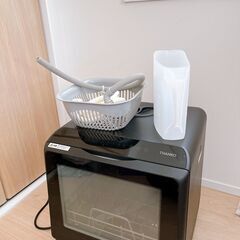 2段式　工事不要　3人用　タンク式食洗器　ラクア　の画像