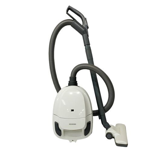 24C601_ジ5 IRIS OHYAMA アイリスオーヤマ 紙パック式キャニスター IC-B102-W 2019年製 クリーナー 掃除機 現状品 中古