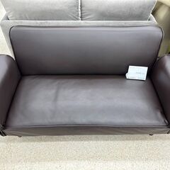 ★ジモティ割あり★  ソファーベッド ディープブラウン H58×...