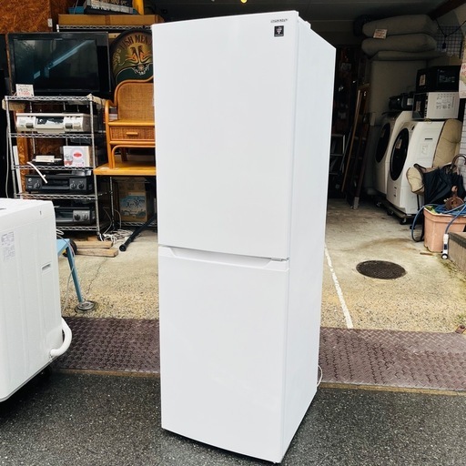 【池上店】冷蔵庫 SHARP シャープ 230L 2ドア 2023年製 SJ-BD23K プラズマクラスター スノーホワイト 品川区 リサイクルショップ ランバールーム 武蔵小山店 武蔵小山パルム 戸越銀座