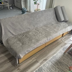 引き出し収納付き リクライニング 3人掛け ソファ  ソファー　ソファーベッドの画像