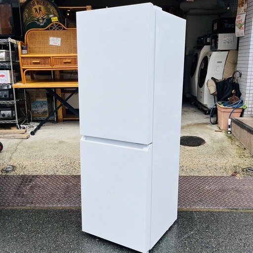 【武蔵小山店】2023年製  Haier ハイアール 冷凍冷蔵庫 JR-M20A スノーホワイト 右開き ファミリー 2人暮らし 大容量 201L 冷蔵庫 品川区 リサイクルショップ ランバールーム 武蔵小山店 武蔵小山パルム 戸越銀座