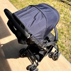 （防水カバー付き）ベビーカー　combi コンビ Acbee JM エレガンテネイビー ベビーカー　　　　　　の画像