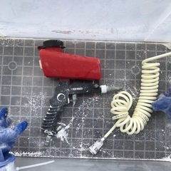 【取引終了しました】自作サンドブラストキャビネット、ガン付きの画像
