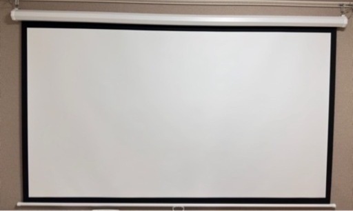 プロジェクタースクリーン 100インチ 4K ロールスプリング 手動 16：9 EEX-PST3-100H