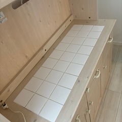 食器棚　家電収納　かわいいの画像