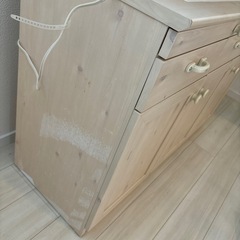 食器棚　家電収納　かわいいの画像