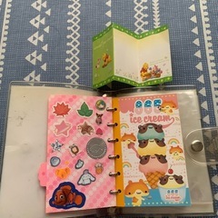 シール帳　平成レトロ　ハムスター　HAMUTIE  ハムコアイス　くまのプーさんの画像