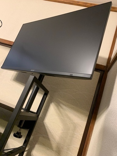 27インチAcerフルHDモニター(IPS)とクランプ式モニターアームのセット販売
