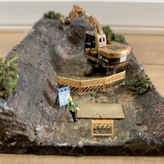 1/150 工事現場小型ジオラマ　の画像
