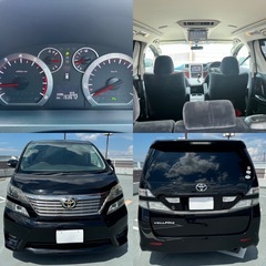 🌟男ブラック魅惑のヴェルファイア🌟ヴェルファイア2.4Z/純ナビ/フルセグTV/BT/フリップダウン/トヨタプレミアムサウンド/両側Pスラ/Bモニター/修復無し/検査R7.11月迄の画像