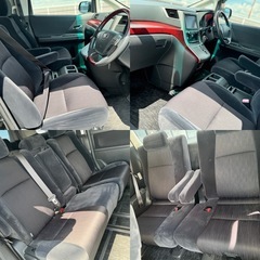 🌟男ブラック魅惑のヴェルファイア🌟ヴェルファイア2.4Z/純ナビ/フルセグTV/BT/フリップダウン/トヨタプレミアムサウンド/両側Pスラ/Bモニター/修復無し/検査R7.11月迄の画像