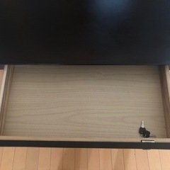 【取引終了】木製デスク　ブラックの画像