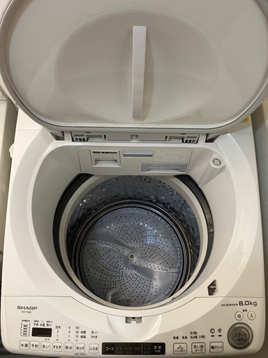 洗濯機　シャープ　8.0kg 2020年製(引渡し先決定)