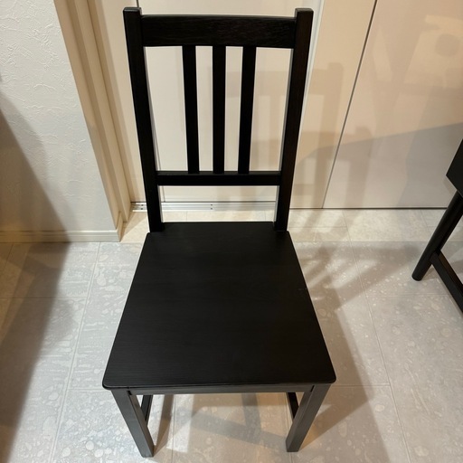 IKEAダイニングテーブルチェア2脚