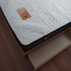 シングルベッドマットレス付きの画像